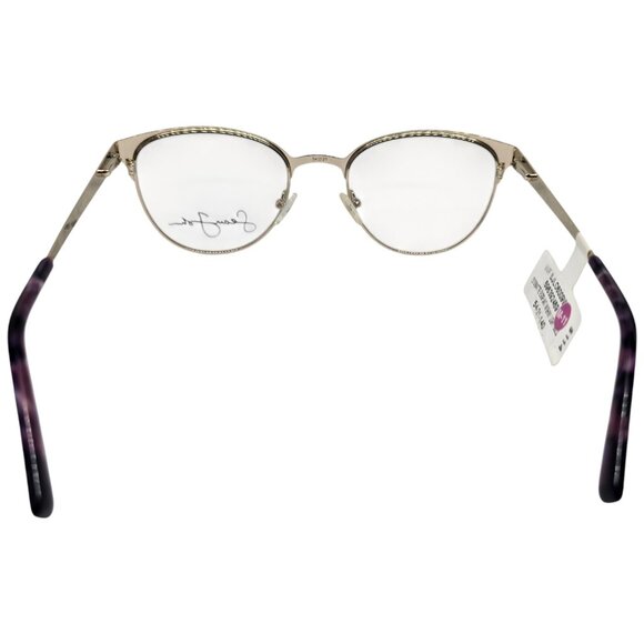 Sean John SJLO6009 Matte Eggplant Shiny Light Gold Eyeglass Frames 54-21-140 - Picture 6 of 10
